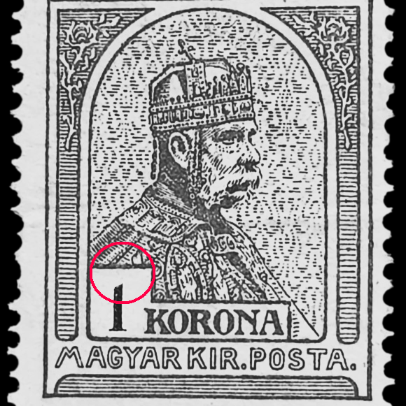 hibakód: III-A3 - "1"-es számjegy fejvonala hiányzik (Koronás)